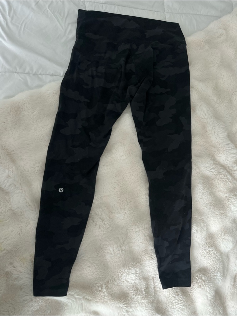 lululemon athletica Black Camo Leggings